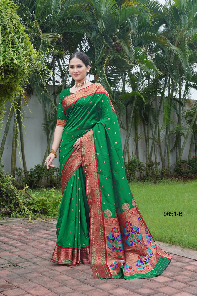 Pethani 9651 By SRC Silk Designer Sarees Wholesale Clothing Suppliers In India